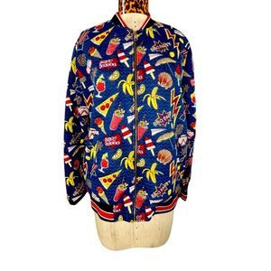 COPY - Zara Man Food + Fun Bomber Jacket size large